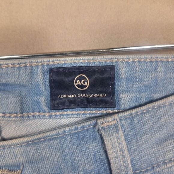 AG Adriano Goldschmied The Middi Ankle mid rise Legging blue 31R (32x28) - Picture 4 of 11